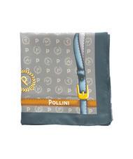 POLLINI TWILL Foulard stampato grigio e blu - Sciarpe - 1