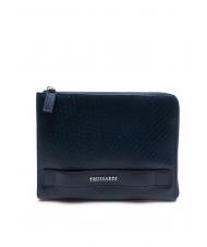 TRUSSARDI CAMPIONARIO Busta porta tutto in pelle stampata - Bustine & Necessaire