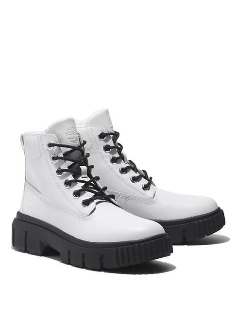 TIMBERLAND GREYFIELD Stivaletto in pelle white - Scarpe Donna