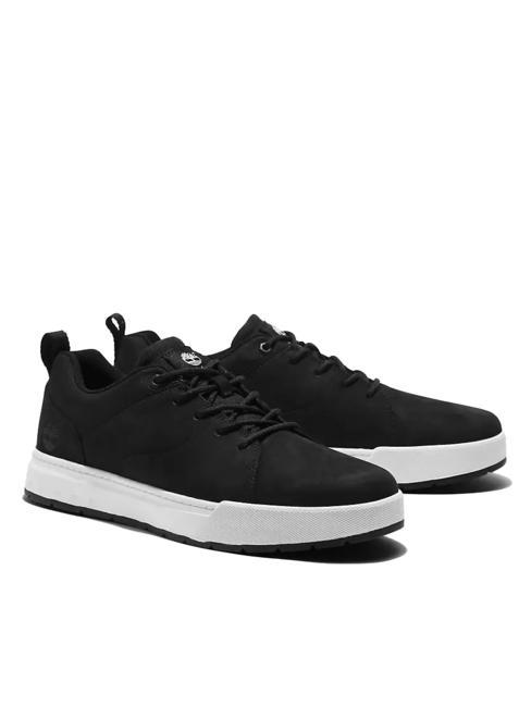 TIMBERLAND MAPLE GROVE Sneaker oxford in pelle nabuk JETBLACK - Scarpe Uomo