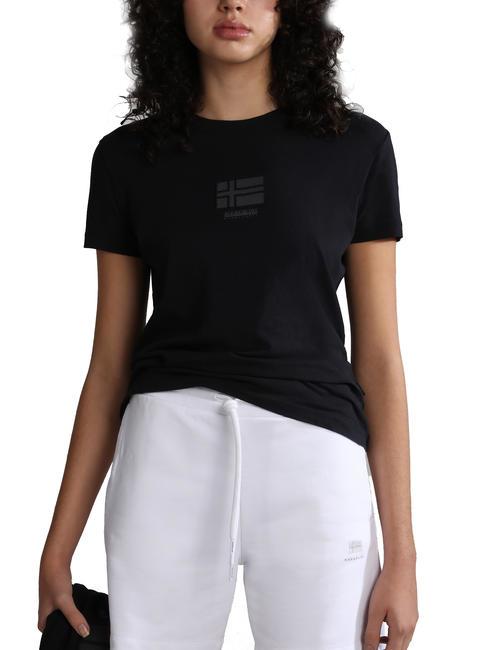 NAPAPIJRI S-IBARRA T-shirt in cotone black 041 - T-shirt e Top Donna