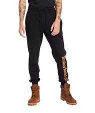 TIMBERLAND LINEAR LOGO REGULAR Pantaloni jogger black/wheat boot - Tute sportive Uomo - 1