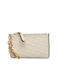 RALPH LAUREN LOGO EMBOSSED Portacarte in pelle con portachiavi vanilla6 - Portafogli Donna - 1