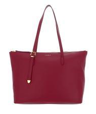 COCCINELLE GLEEN Shopping Bag in pelle garnet red - Borse Donna - 1