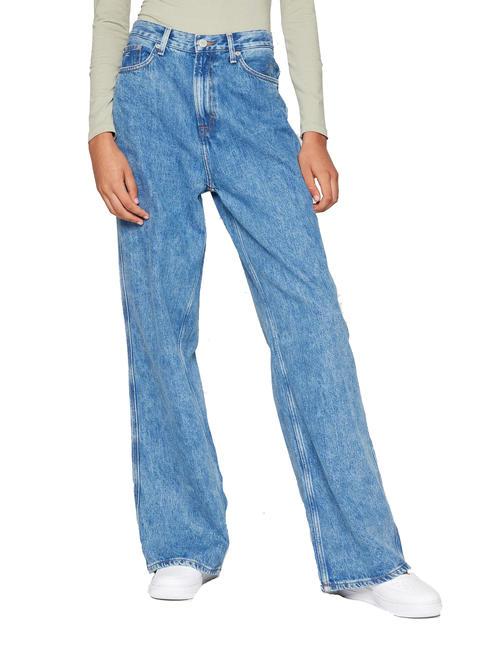 TOMMY HILFIGER TJ CLAIRE Jeans larghi a vita alta denim light - Jeans Donna