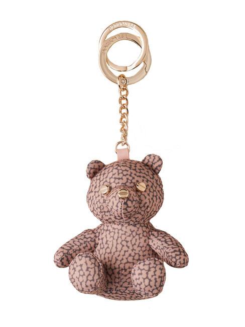 Portachiavi Orsetto In Peluche Con Tuta Rosa E Nastro – Ciondolo Morbido 12 Cm, Regalo Carino Per Chiavi, Borsa E Zaino, Perfetto Per Compleanno E San Valentino
