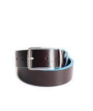 PIQUADRO BLUE SQUARE Cintura reversibile in pelle, accorciabile - Cinture