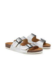 DOCKSTEPS VEGA  Sandalo in pelle laminata due fibbie - Scarpe Donna