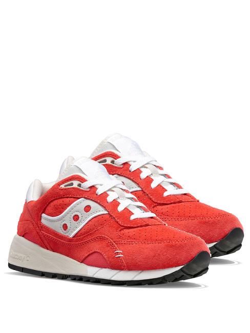 SAUCONY SHADOW 6006 Sneakers in suede red - Scarpe Uomo