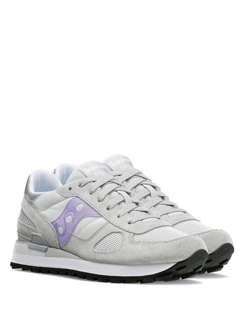 SAUCONY SHADOW ORIGINAL Sneakers grey/purple - Scarpe Donna