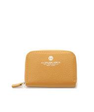 SPALDING TIFFANY Portacarte zip around senape - Portafogli Donna - 1