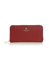 SPALDING TIFFANY Portafoglio in pelle grande zip around rosso - Portafogli Donna - 1