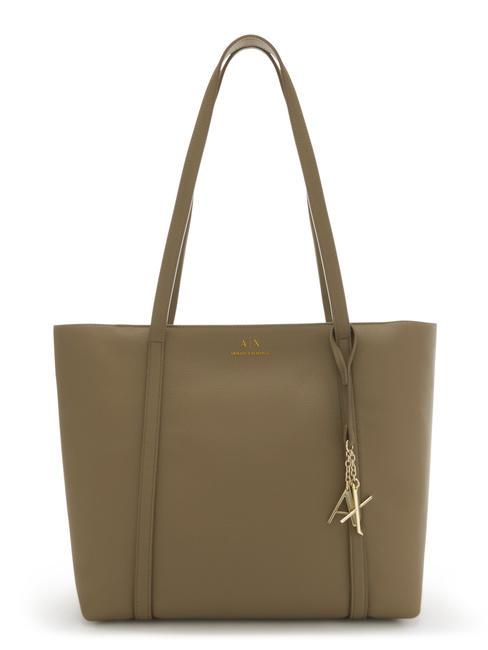 ARMANI EXCHANGE CHARM LOGO Shopping bag con charm stage/black - Borse Donna