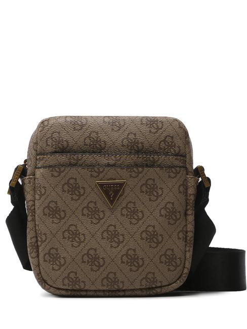 Borsa A Tracolla Uomo Guess Jeans | Modello HMMETU P4223 In Ecopelle | Colore Nero - Foto 8