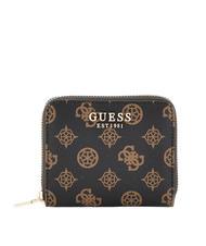 GUESS LAUREL Logo Mini Portafoglio Zip Around mochalog - Portafogli Donna - 1