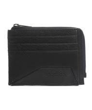 PIQUADRO W118 Portacarte RFID con zip - Portafogli Uomo