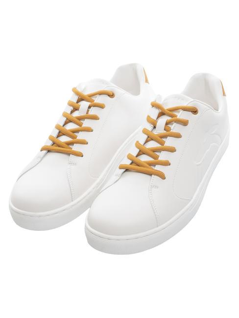 TRUSSARDI ERIS Sneakers white/pecan/white - Scarpe Uomo