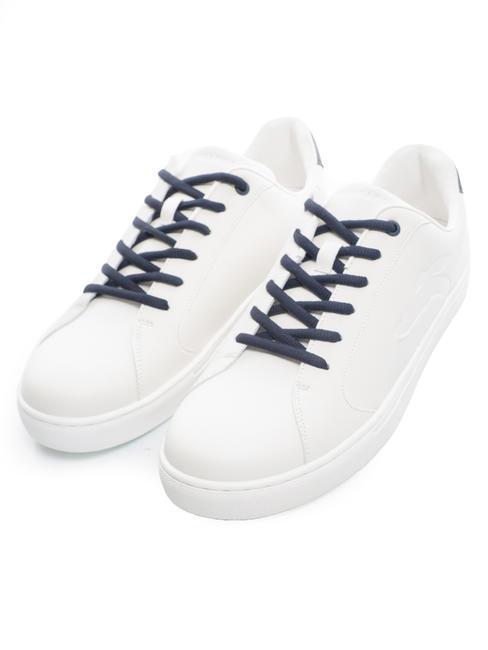 TRUSSARDI ERIS Sneakers white/carbon blue/white - Scarpe Uomo