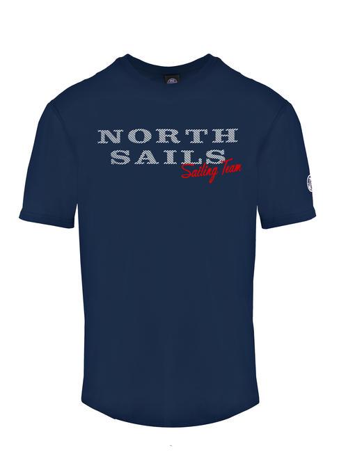 NORTH SAILS SAILING TEAM T-shirt in cotone blue navy - T-shirt Uomo