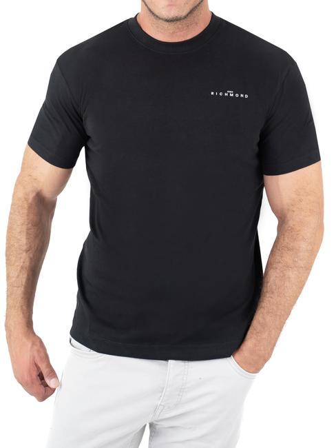JOHN RICHMOND NEMOL T-shirt in cotone black - T-shirt Uomo