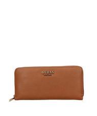 GUESS LAUREL Large Portafoglio Zip Around COGNAC - Portafogli Donna - 1