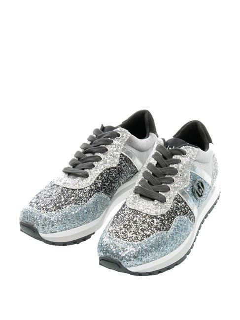 LIUJO WONDER Sneakers glitterate silver - Scarpe Donna