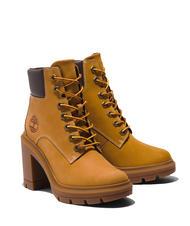 TIMBERLAND ALLINGTON Stivaletto stringato con tacco in nabuk - Scarpe Donna