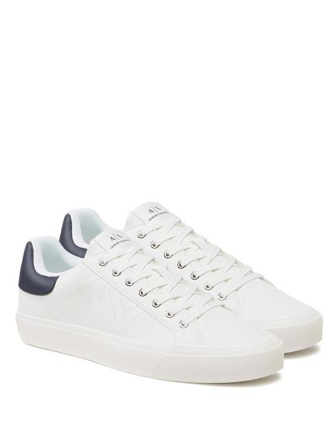 ARMANI EXCHANGE A|X Sneakers optic white+navy - Scarpe Uomo