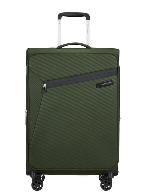 SAMSONITE LITEBEAM Trolley medio espandibile climbing ivy - Trolley Semirigidi