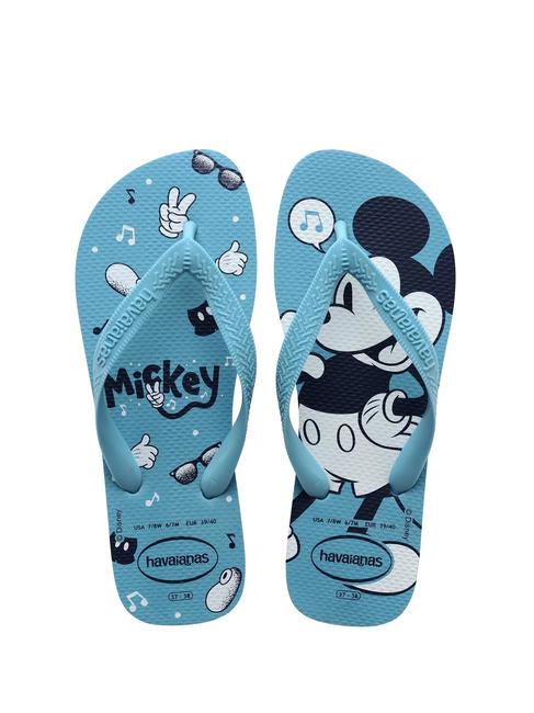 HAVAIANAS TOP DISNEY Infradito in gomma tranquility blue - Scarpe Donna