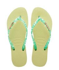 HAVAIANAS SLIM GLITTER FLOURISH Infradito in gomma - Scarpe Donna