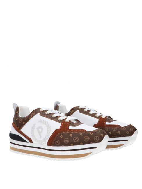 POLLINI HERITAGE FOREVER Sneakers platform marrone/marrone/bianco - Scarpe Donna