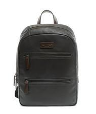 SPALDING TECH Zaino grande in pelle testamoro - Zaini da lavoro porta PC - 1