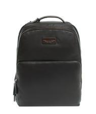 SPALDING TECH LEATHER Zaino porta PC 15,6", in pelle testamoro - Zaini da lavoro porta PC - 1