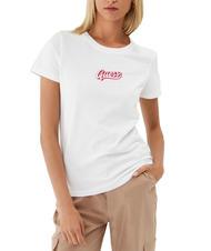 GUESS LOS ANGELES T-shirt con stampa sulla schiena flowers white - T-shirt e Top Donna - 1