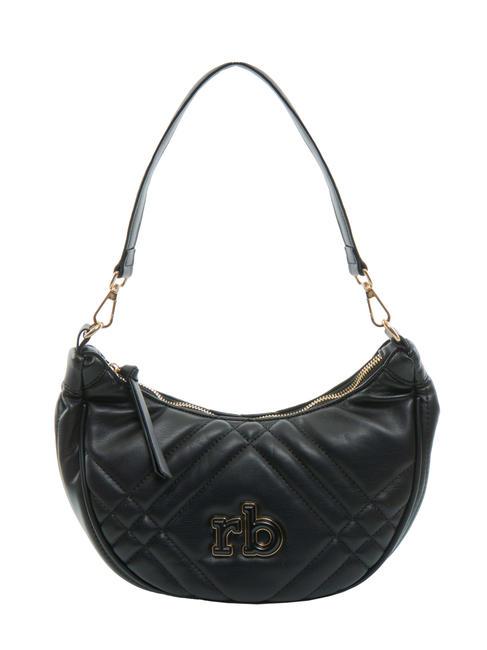 ROCCOBAROCCO DEA Hobo bag piccola con tracolla nero - Borse Donna