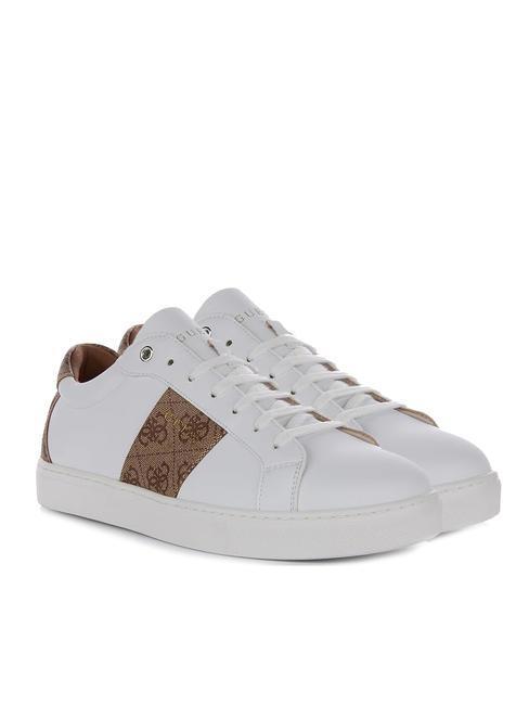 GUESS TODA Sneakers basse White/Brown - Scarpe Donna