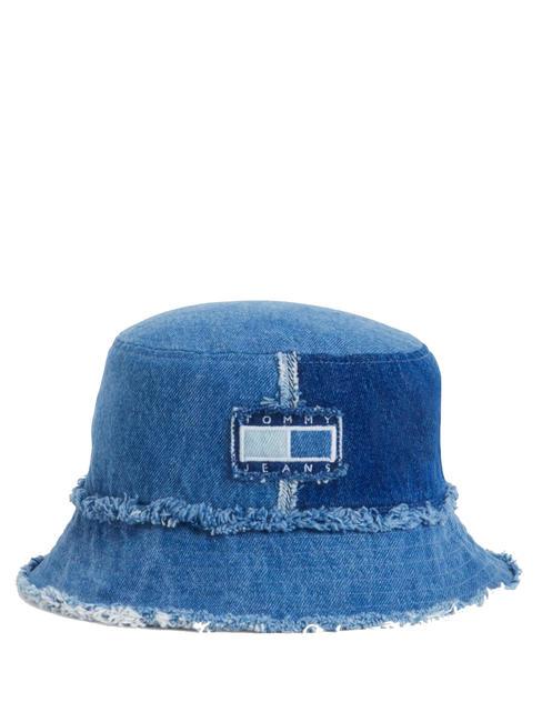 TOMMY HILFIGER TOMMY JEANS HERITAGE Cappello in cotone denim script - Cappelli