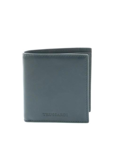 TRUSSARDI PARSEC Portafoglio Small in pelle midnight - Portafogli Uomo
