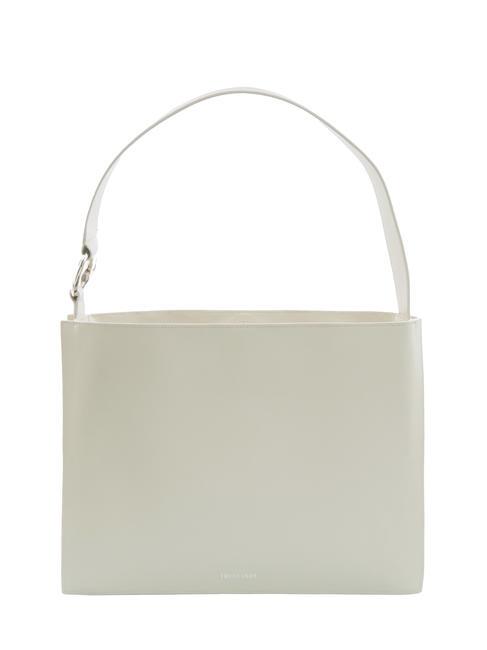 BORSA DONNA TRUSSARDI obelia borsa a tracolla in pelle riciclata Off-White ND s