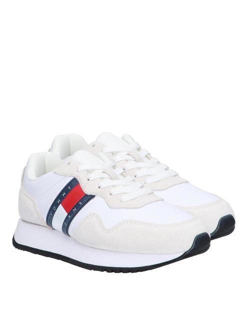 TOMMY HILFIGER TOMMY JEANS EVA RUNNER Sneakers in pelle white - Scarpe Donna