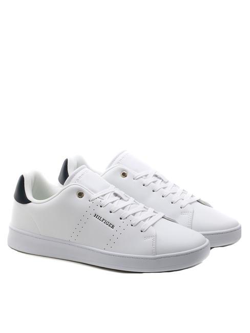 TOMMY HILFIGER COURT CUP Sneakers in pelle white - Scarpe Uomo