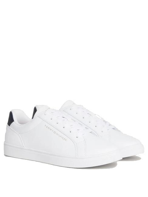 TOMMY HILFIGER ESSENTIAL CUPSOLE Sneakers in pelle white - Scarpe Donna