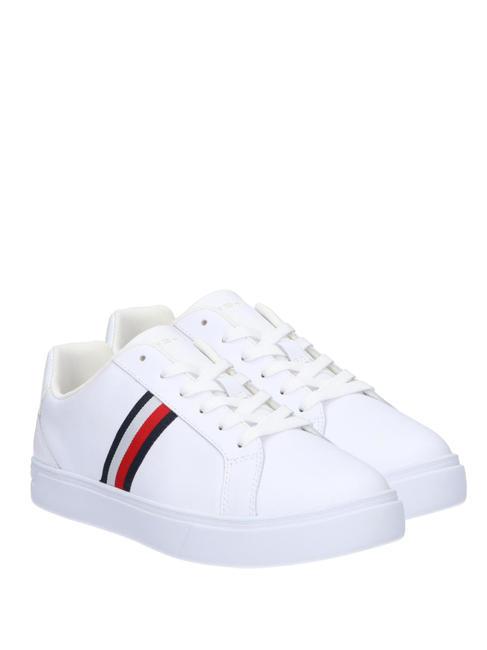TOMMY HILFIGER ESSENTIAL COURT Sneakers in pelle white - Scarpe Donna