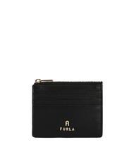 FURLA CAMELIA Portacard / Portamonete in pelle Nero - Portafogli Donna - 1