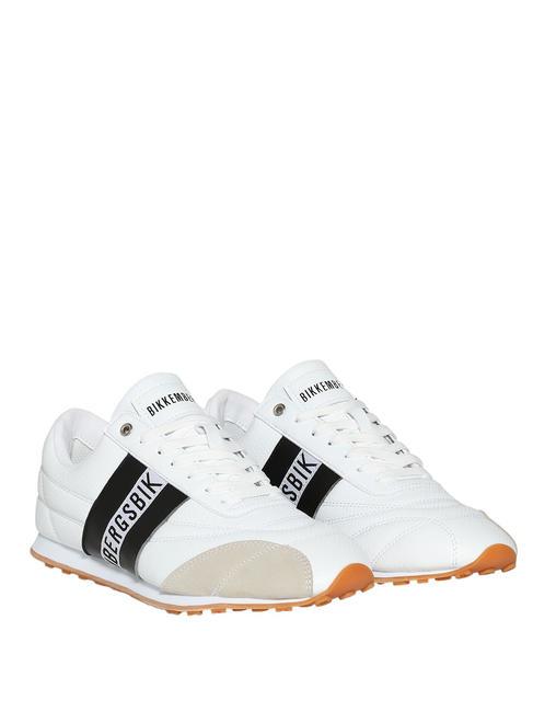 BIKKEMBERGS SOCCER Sneakers in pelle bianco/nero - Scarpe Uomo