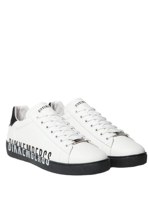 BIKKEMBERGS RECOBA M Sneakers in pelle bianco/nero - Scarpe Uomo