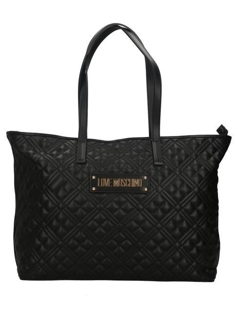 LOVE MOSCHINO QUILTED Shopping Bag Nero - Borse Donna