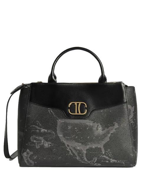 Borsa A Tracolla Alviero Martini Prima Classe - 28x20x10 Cm Con Zip E Tasca Frontale - Foto 8