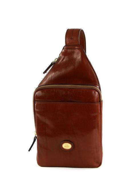 THE BRIDGE STORY UOMO Zaino Monospalla in pelle MARRONE - Zaini Scuola & Tempo Libero
